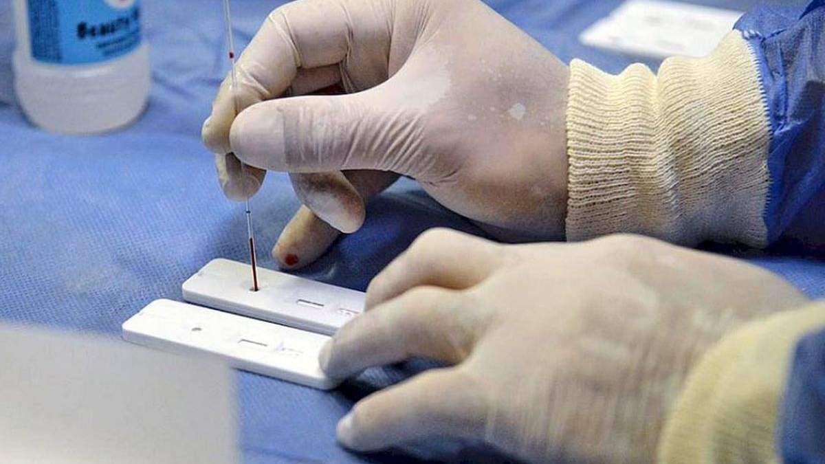 Prueba de coronavirus. Fuente: (Twitter)