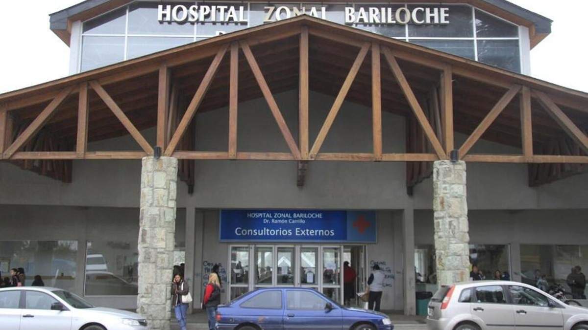 Hospital zonal de Bariloche. Fuente: (Twitter)