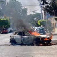 Bloqueos carreteros y quema de Bancos del Bienestar en municipios de Zacatecas