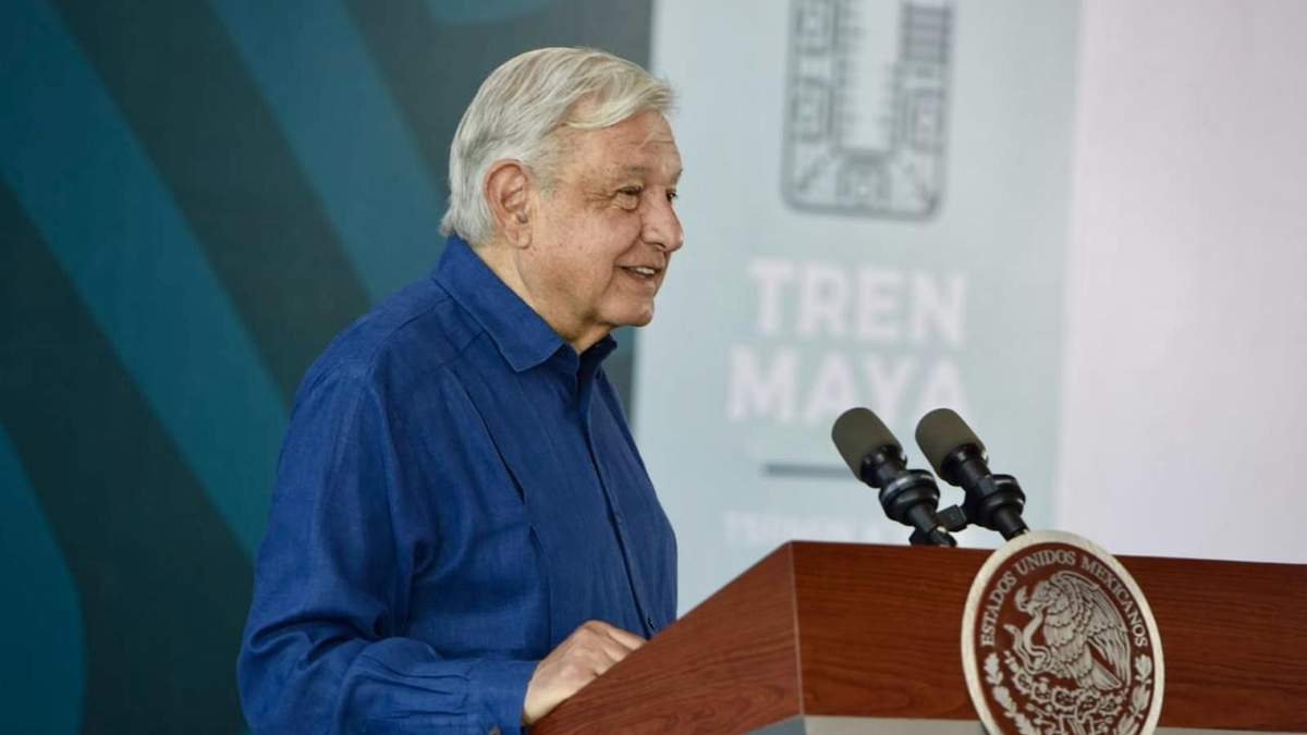 El presidente durante la conferencia matutina de este miércoles