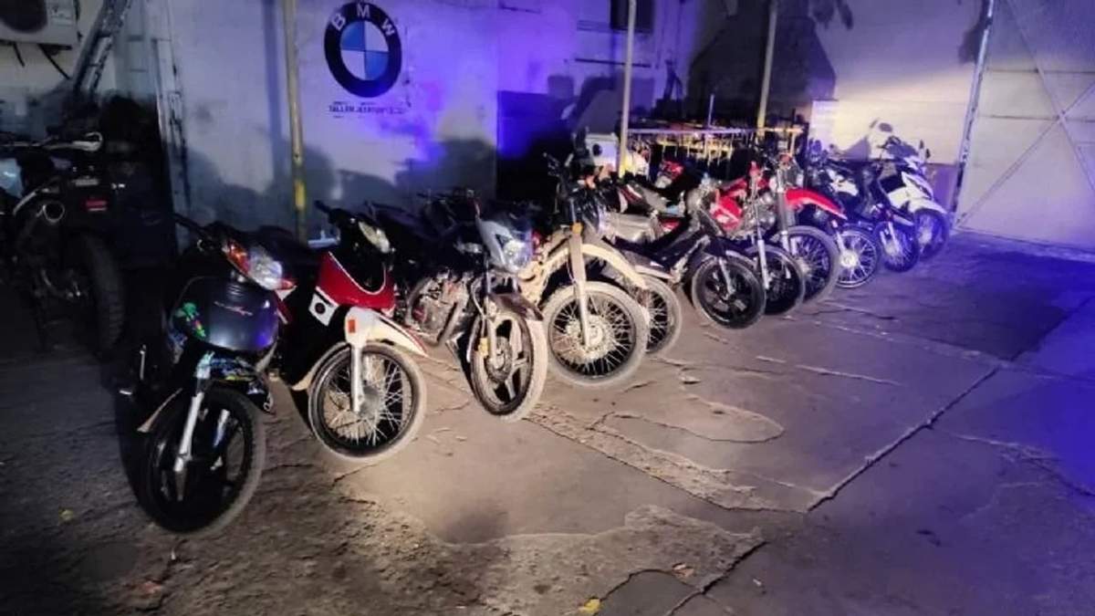 Parte de los vehículos secuestrados