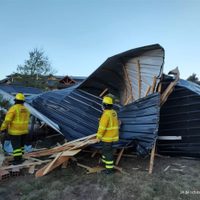 El temporal de viento en Bariloche afectó a más de 70 familias