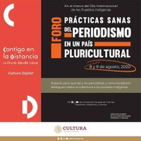 Los pueblos indígenas, eje temático en coloquio virtual sobre periodismo cultural
