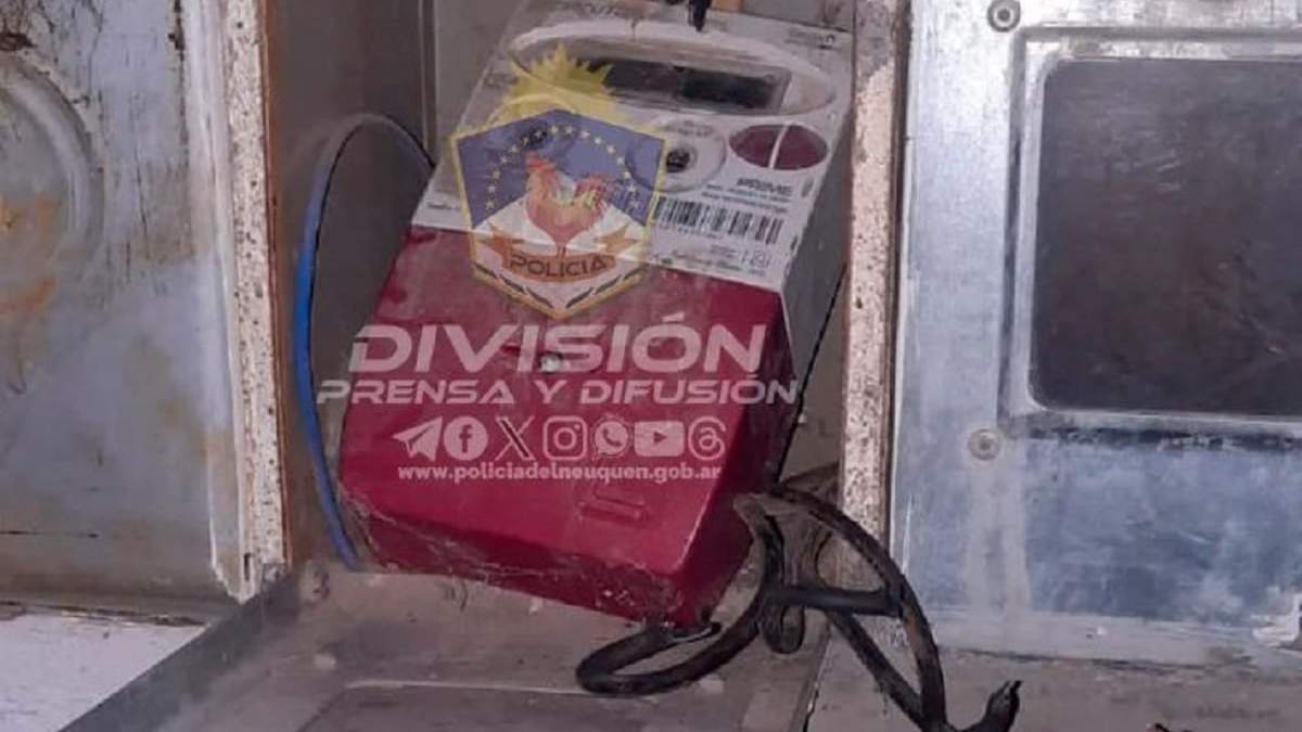 Intento de robo en Centenario. Fuente: (Policía de Neuquén)