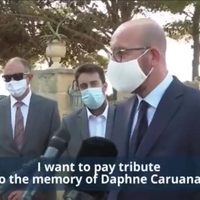 Presidente del Consejo Europeo rinde homenaje a la periodista Daphne Caruana, asesinada en 2017