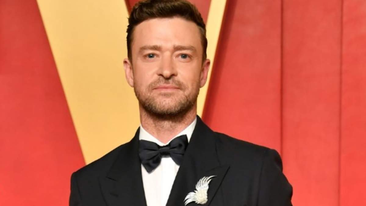 Justin Timberlake en la fiesta de los Oscar de Vanity Fair en Beverly Hills, California