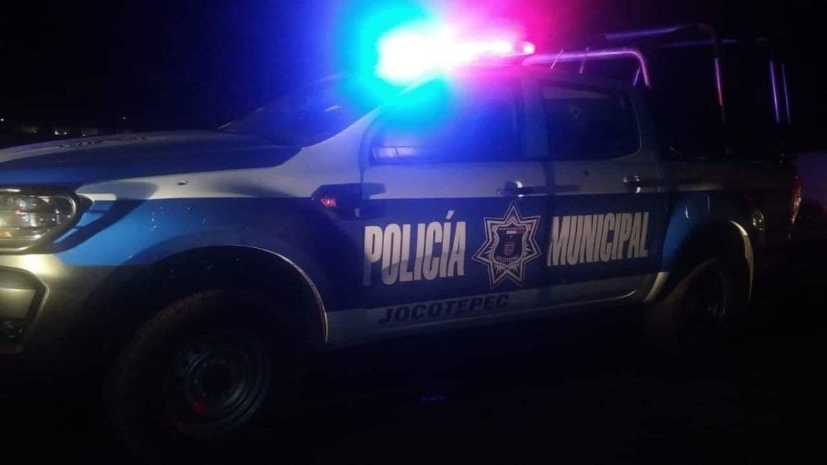 La patrulla de los policías municipales de Jocotepec