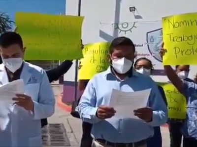 Personal de salud de Morelos acusa falta de pagos del gobierno estatal