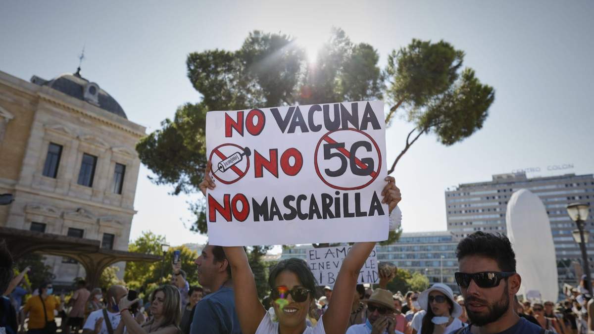 Las marchas negacionistas han crecido en todo el mundo. Fuente: (Twitter)