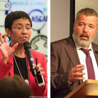Otorgan a los periodistas Maria Ressa, de Filipinas, y Dimitri Muratov, de Rusia, el Nobel de la Paz