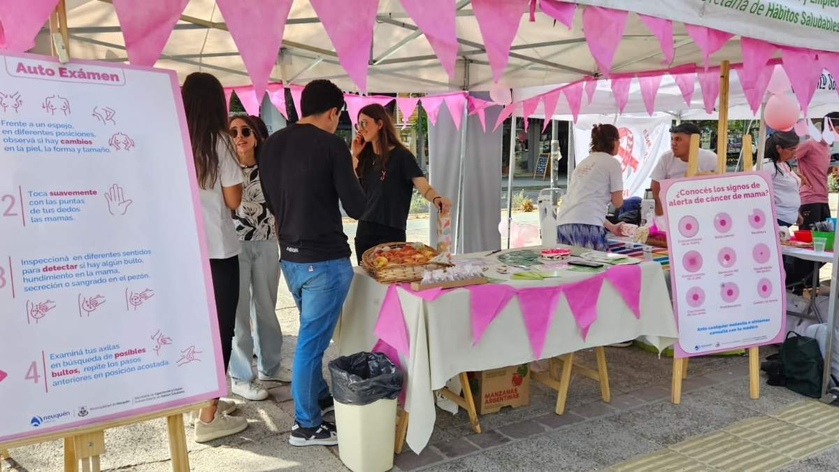 Octubre Rosa en Neuquén. Fuente (Javier Manzano).