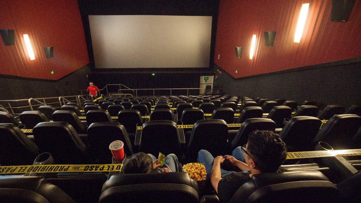 Una sala de cine en la capital del país