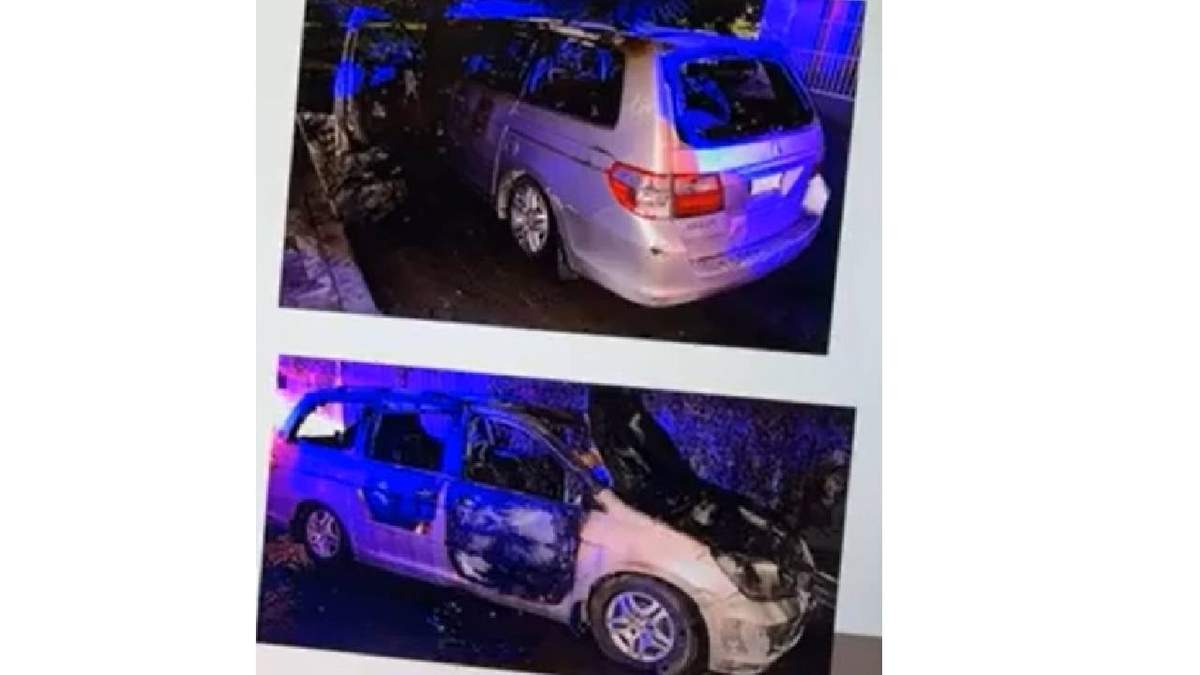 Camioneta con cinco cuerpos calcinados en Tijuana