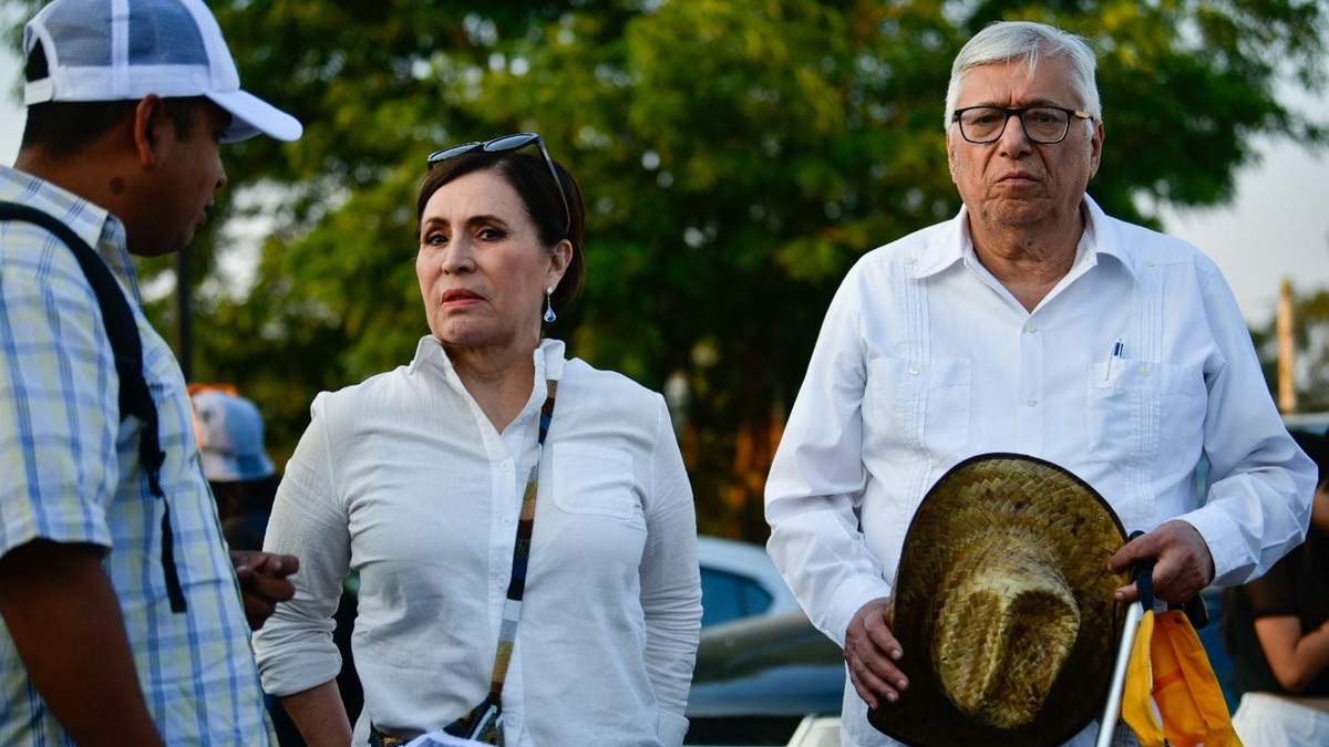 Rosario Robles, en acto de la oposición