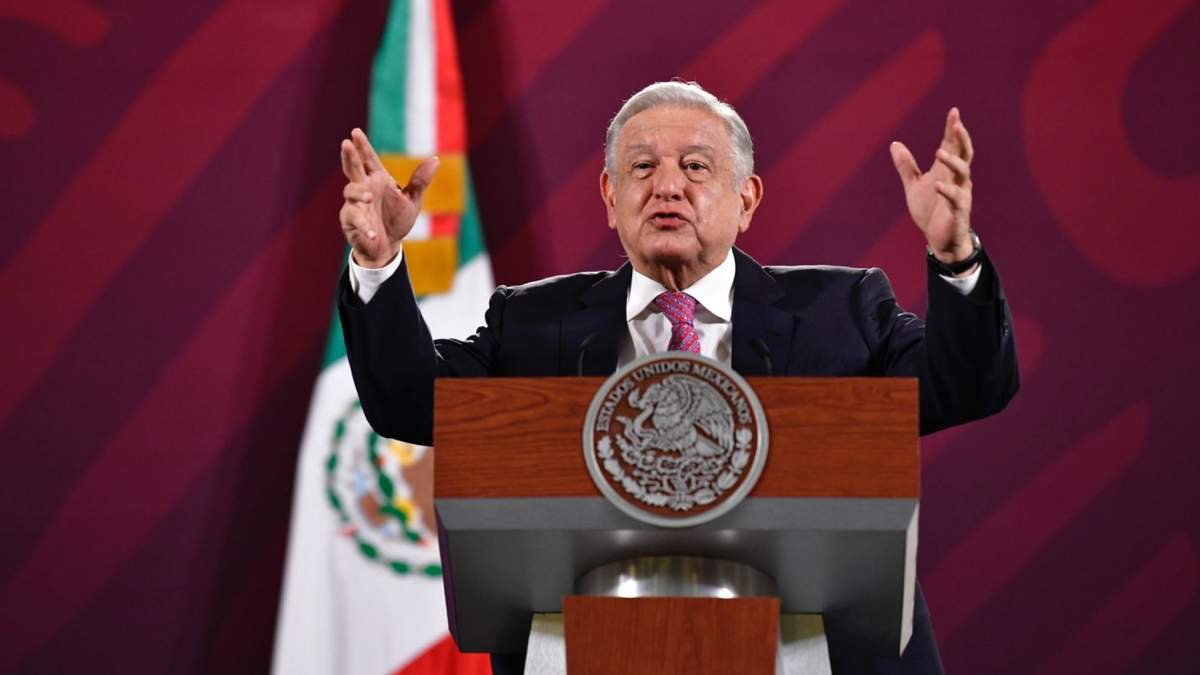 López Obrador en conferencia mañanera