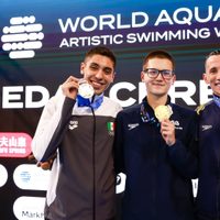 Diego Villalobos gana doble plata individual en Copa Mundial de Natación Artística
