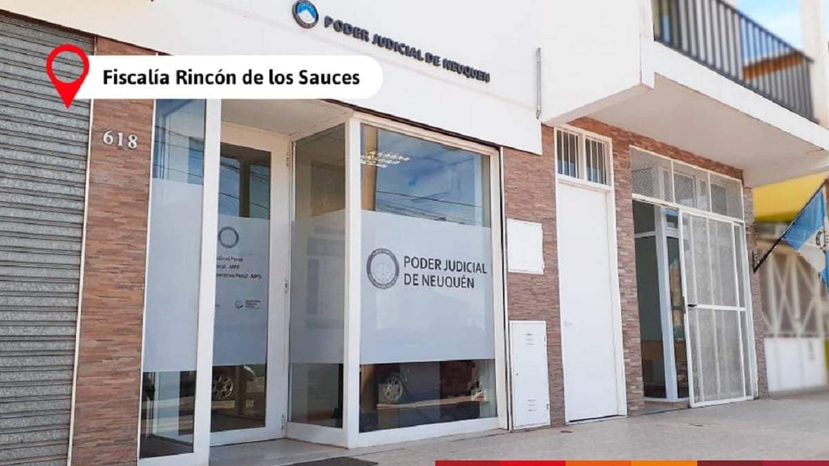 Fiscalía de Rincón de los Sauces. Fuente (MPF)