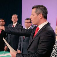 A escondidas y de madrugada, Murat rinde protesta como gobernador de Oaxaca (Video)