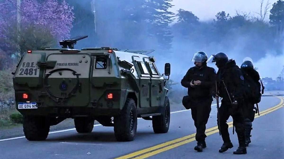 Operativo de fuerzas federales. Fuente: (Facebook)