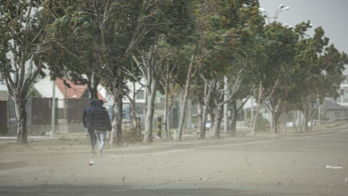 Clima inestable y fuertes vientos. Fuente: (Facebook)
