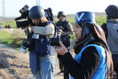 Periodistas en Gaza