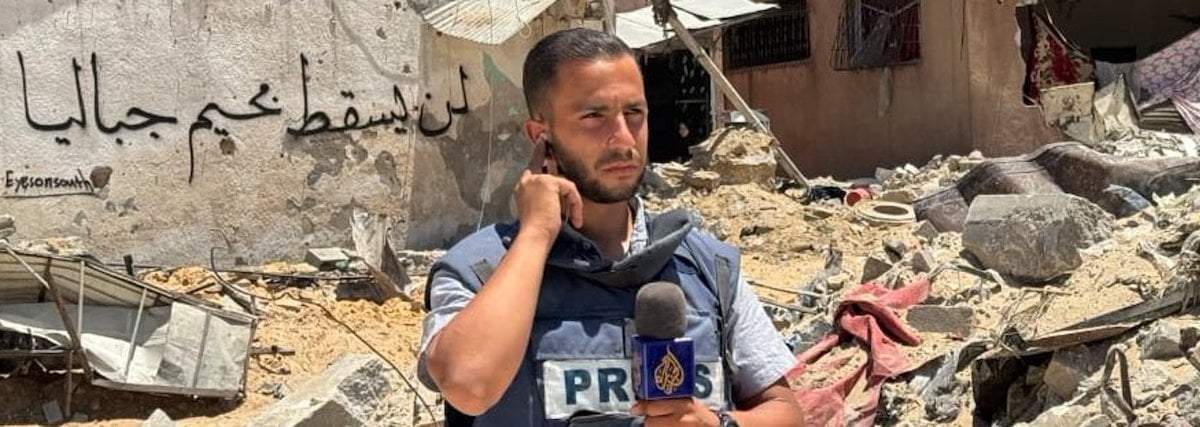 El periodista palestino