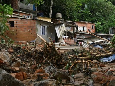 Declaran estado de "calamidad" en San Pablo por las inundaciones
