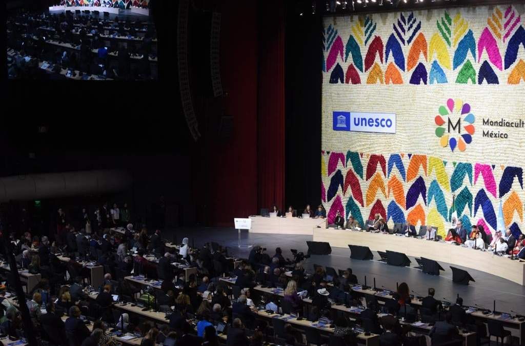 Clausura del Mondiacult en el Auditorio Nacional