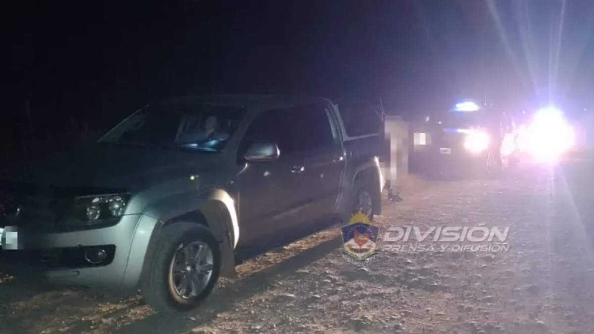 Hombre detenido en Vista Alegre. Fuente: (Policía de Neuquén)