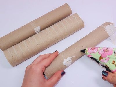 Con un rollo de cocina, hacé este objeto elegante para decorar tu mesa y sin gastar fortuna en bazar