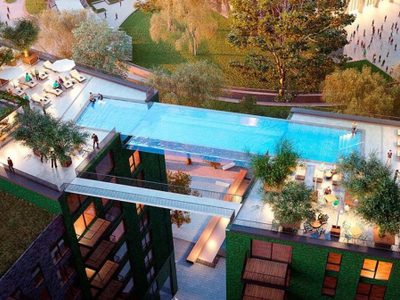 Construirían una piscina aérea en Londres para el 2021