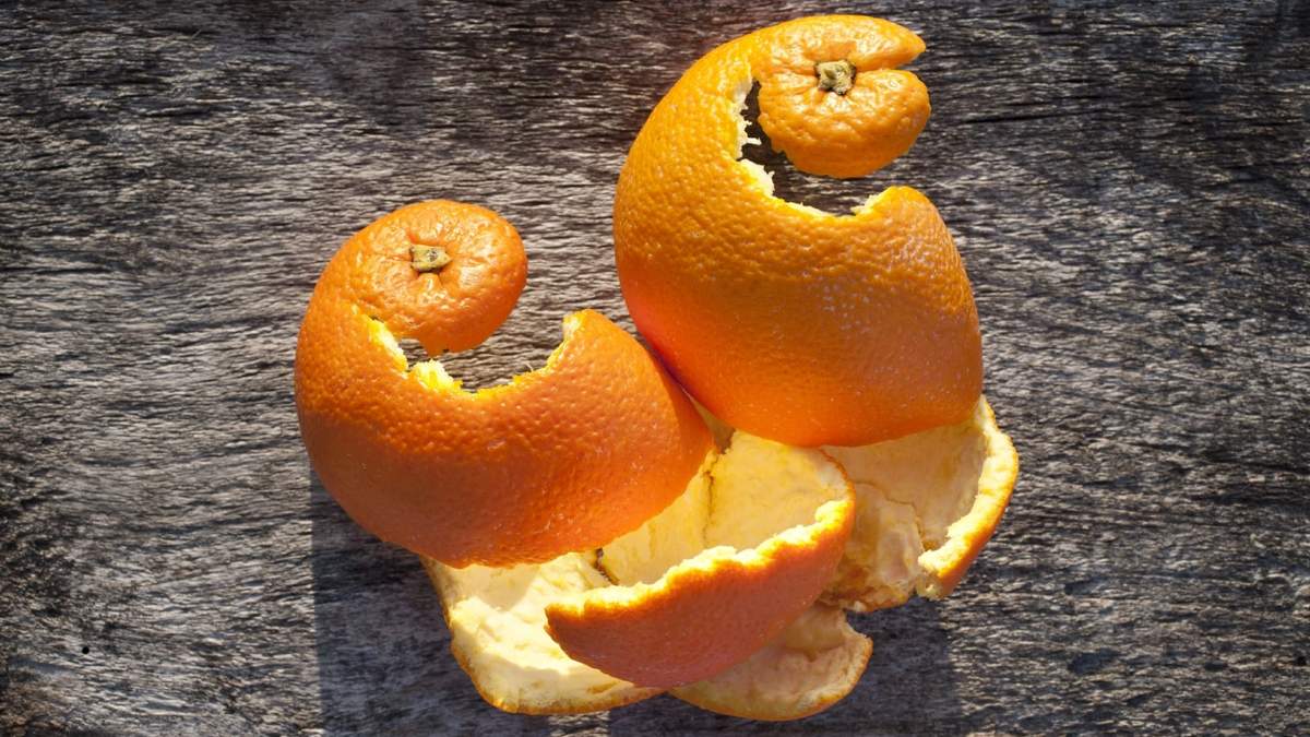 Cáscaras de mandarinas. Fuente: (Instagram)