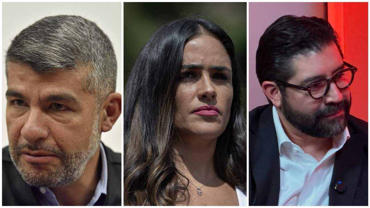 Mauricio Tabe Echartea, alcalde de Miguel Hidalgo, Alessandra Rojo de la Vega, alcaldesa de Cuauhtémoc, y Royfid Torres, diputado de MC en la Ciudad de México