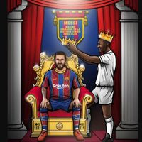 Messi empata a Pelé con 643 goles anotados en el mismo club