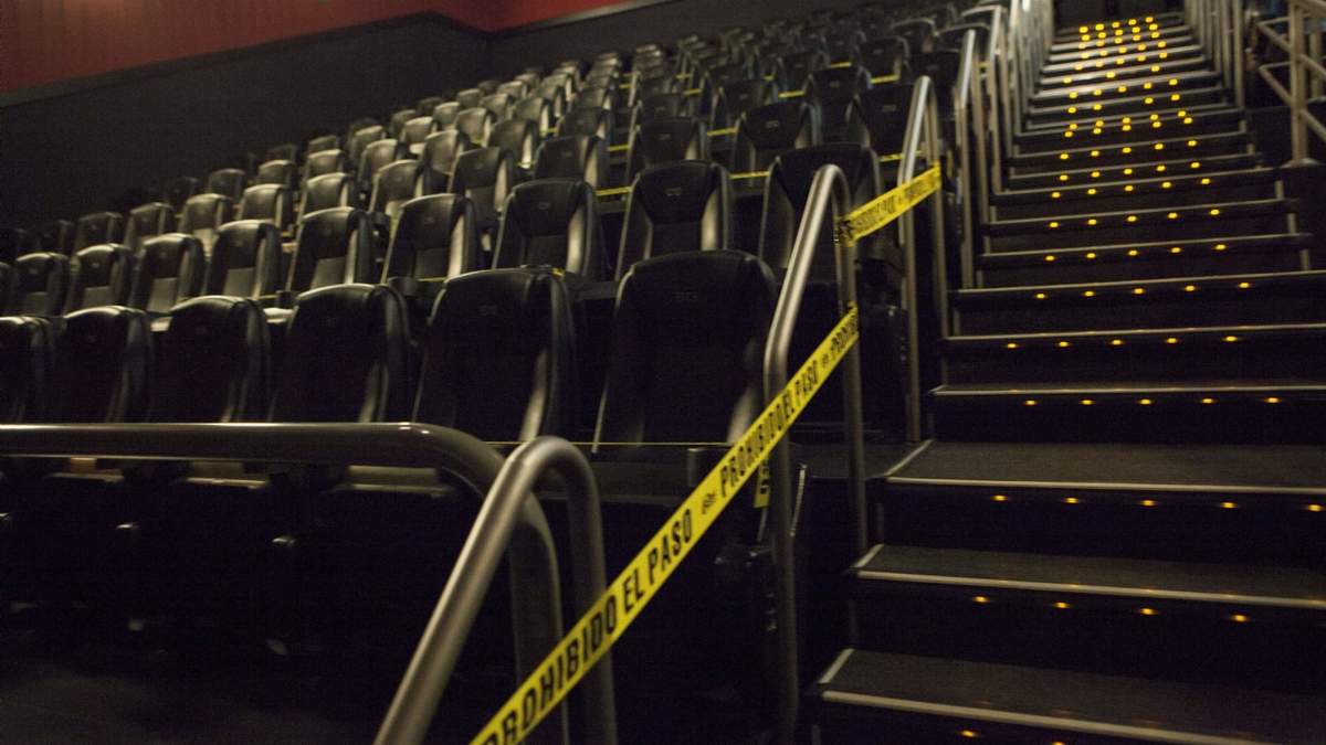 Un cine cerrado en la Ciudad de México