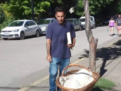La municipalidad de Villa La Angostura decomisó mercadería a un vendedor ambulante