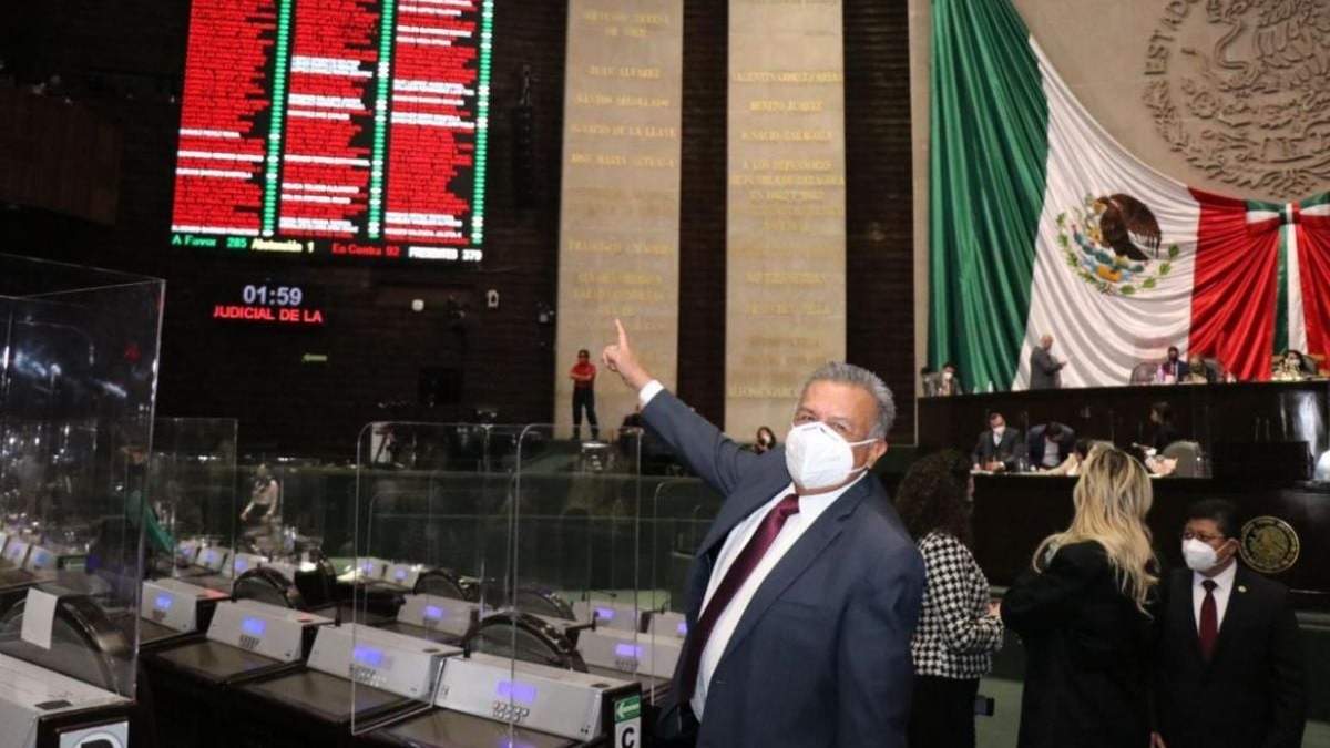 El diputado federal de Morena, Saúl Benjamín Huerta Corona