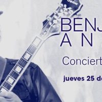 Benjamín Anaya en concierto el jueves 25