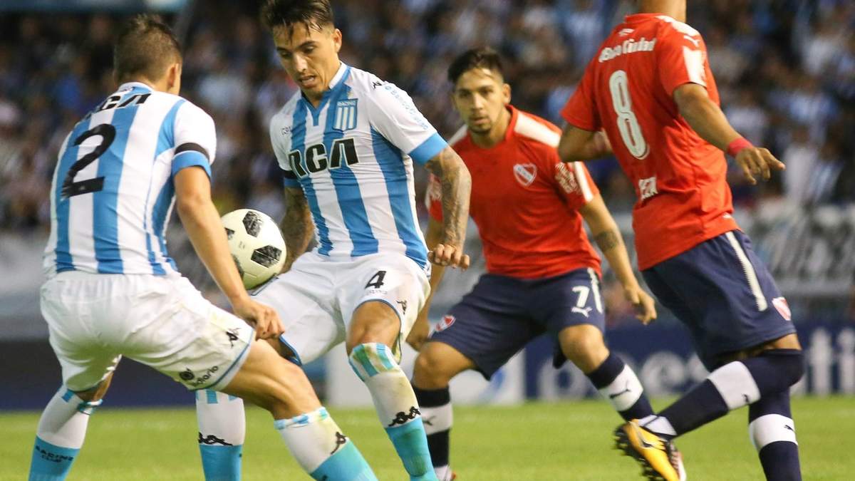 Racing vs Independiente. Fuente (Instagram)