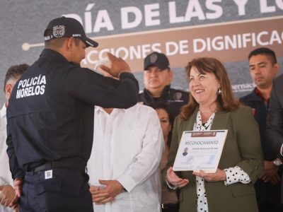 Confirman segundo aumento de sueldo para policías rasos en Morelos