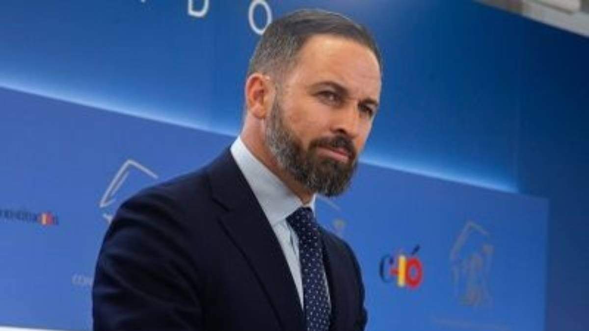 El presidente de Vox, Santiago Abascal