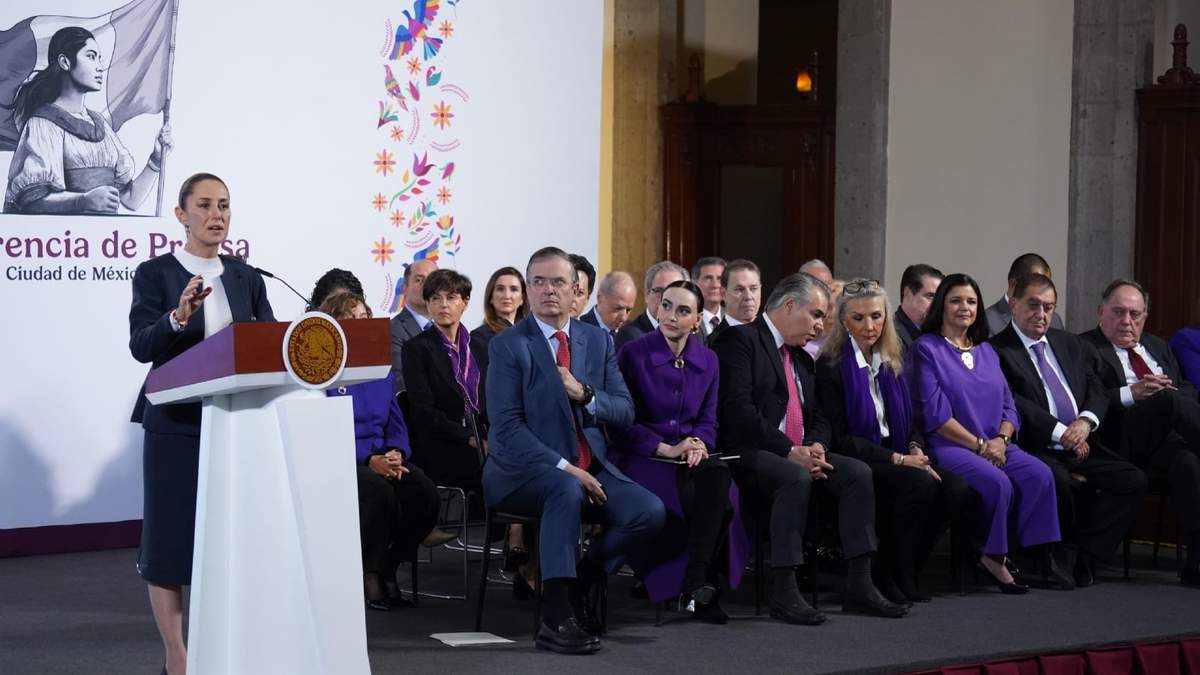 Sheinbaum en la presentación del Consejo Asesor de Desarrollo Económico Regional y Relocalización