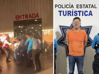 Hombres pelean a golpes en la entrada de un Costco; hay un detenido (Video)