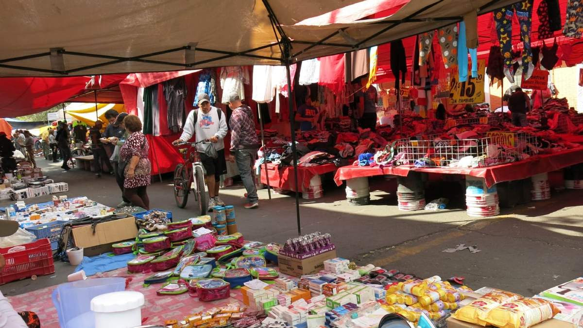 Un tianguis de la CDMX
