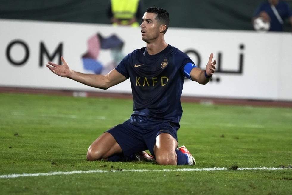 Cristiano Ronaldo, del Al Nassr, durante el partido contra Persepolis de Irán en la Liga de Campeones de Asia, el 19 de septiembre de 2023