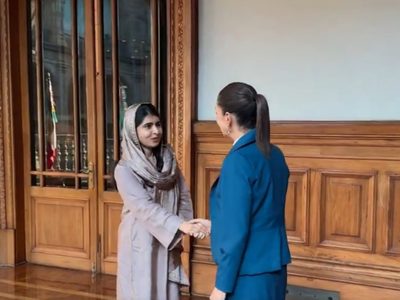 “Las mujeres podemos ser lo que queremos ser”: Sheinbaum recibe a Malala Yousafzai en Palacio