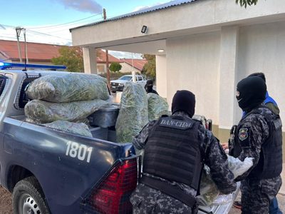 Chos Malal: operativo antinarcóticos terminó con un detenido y un secuestro millonario
