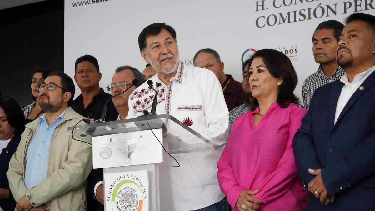 Gerardo Fernández Noroña este miércoles en el Senado