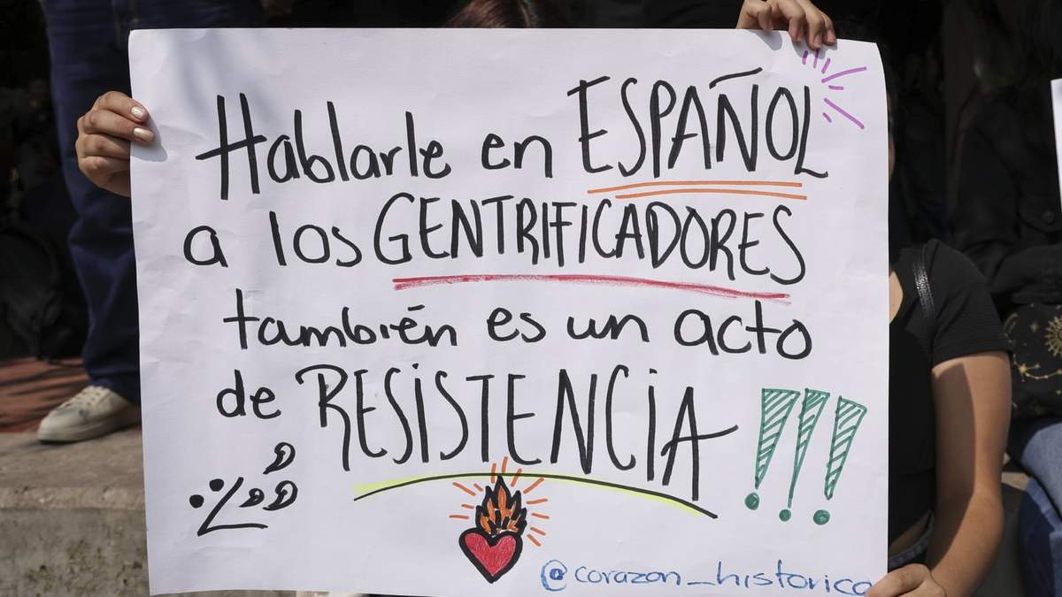 Protesta contra la gentrificación