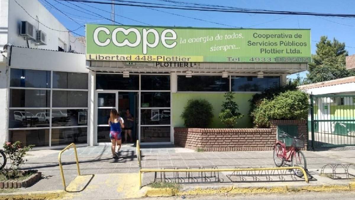 Cooperativa de servicios de Plottier. Fuente: (Twitter)